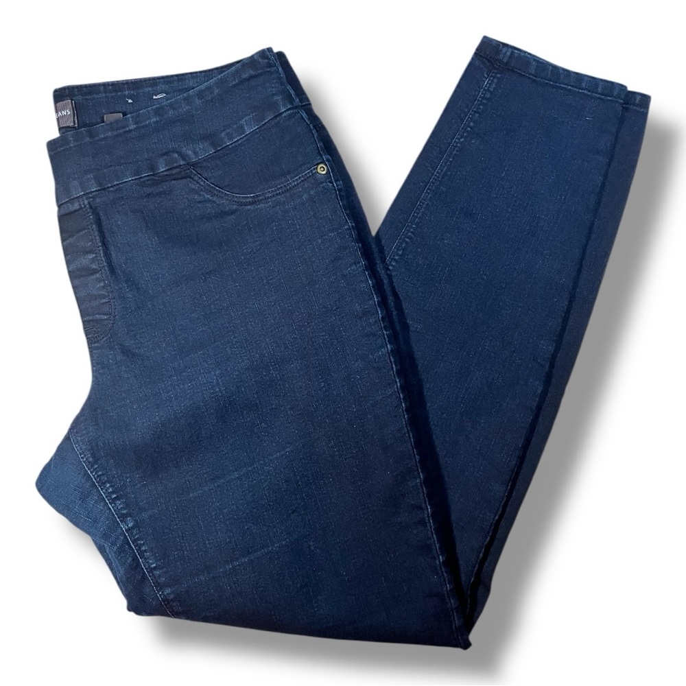 REITMANS women’s blue pull-up jeggings size 15